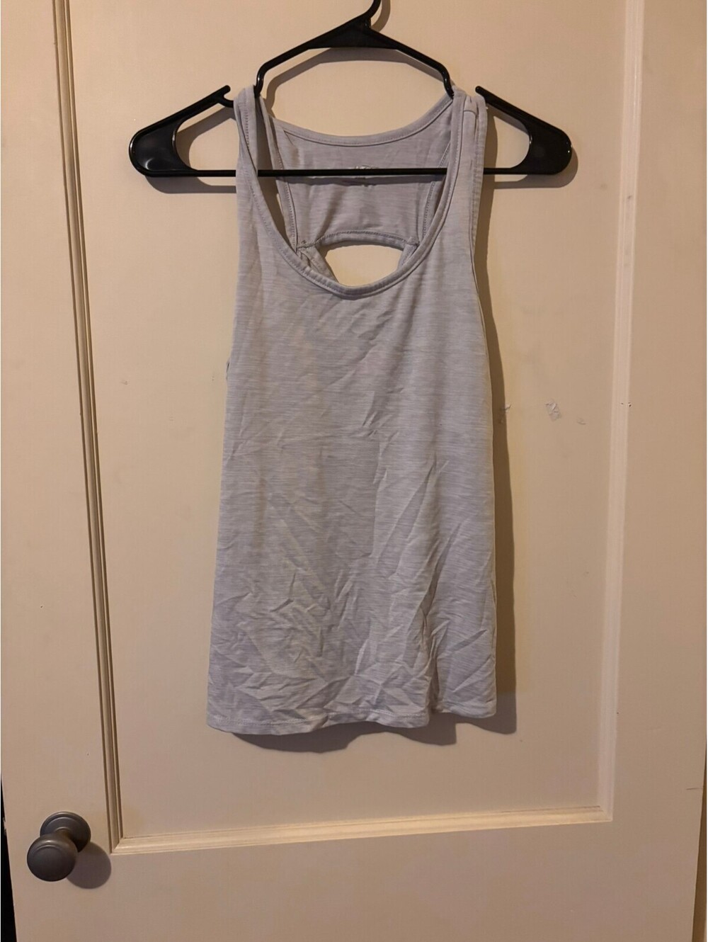 24/7 Avia light gray racerback tank Small